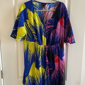 Tropical floral Lane Bryant Dress